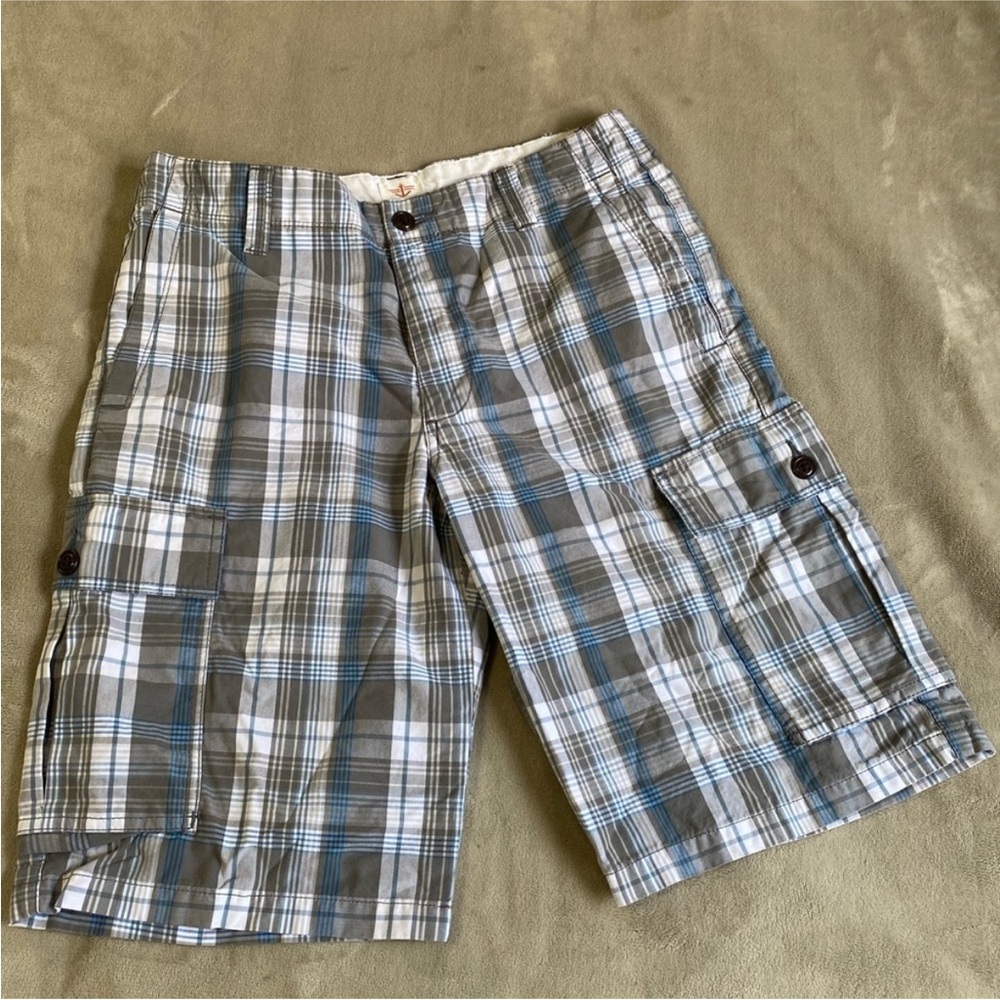 Dockers Men’s‎ Plaid Cotton Cargo Shorts